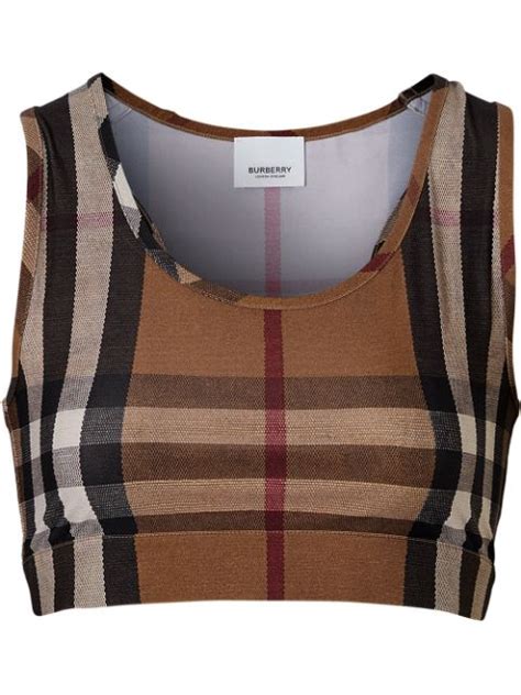 burberry bustier top|burberry tank tops women's.